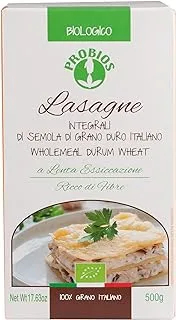 Probios Organic Pasta Lasagne Whole Wheat, 500g