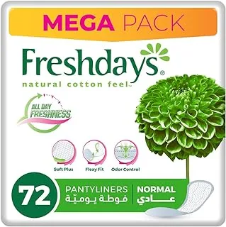 Freshdays Daily Liners Normal 72 Pads
