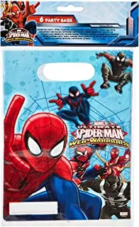 Procos Ultimate Spiderman Web Warriors Party Bags, Multicolor