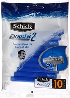 Schick Exacta 2 Precise Shave Razor Set of 10 Pieces