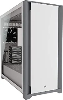 حافظة كمبيوتر من كورسير 5000D CC-9011209-WW من الزجاج المقوى Mid-Tower ATX - أبيض