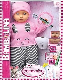 Bambolina 46CM Doll with Teeth Growing and 24 Sounds - For Ages 2+ Years Old