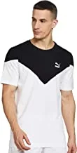 Puma Mens Iconic MCS T-Shirt, White 02, Medium