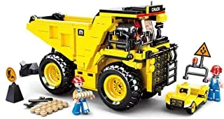 Sluban Town Series -Tipper Building Blocks 416 PCS With 3 Mini Figures - For Age 10+ Years Old