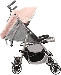 Baby Plus Bp9000 Baby Stroller AdJustable And Reclining Backrest, Pink - Pack of 1, Bp9000-Pink