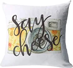 Lowha Pillow, Cover Printed, 40X40 cm - White