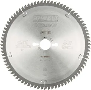 Dewalt 250Mm Circular Saw Blades - Series 40 - D250/Bs30/2.2/3/80/Tcg/-5Deg, Yellow/Black, Dt4287-Qz