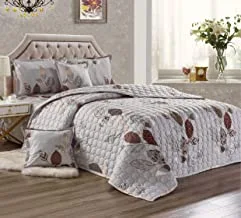 Compressed Comforter Set, 4 Pieces, Single Size, Floral, HXSX-008