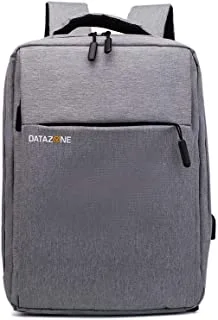 حقيبة ظهر Datazone كبيرة ومنظمة للكمبيوتر المحمول ، خفيفة الوزن ومقاومة للماء مع USB ، حقيبة ظهر للمدرسة والجامعة والأعمال والأجهزة اللوحية والأوراق والمستندات ، مقاس 15.6 DZ-BP06S (رمادي)