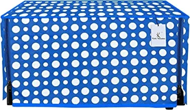 Kuber Industries Universal Microwave Oven Cover|Waterproof Oven Cover|Dustproof Protector|Kitchen Appliance Cover for 25 Litre (Sky Blue)