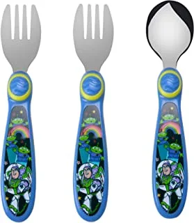 The First Years -Toy Story Sculpted Flatware Set, 3 Pcs