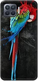 Jim Orton matte finish designer shell case cover for Oppo F17 Pro/A93-Parrot Black Blue Red