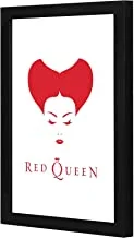 LOWHA red queen Wall art wooden frame Black color 23x33cm By LOWHA