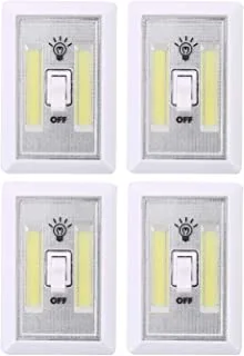 4-Piece Double Led Portable Switch Light