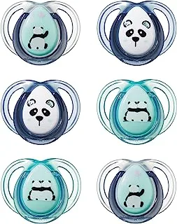 Tommee Tippee Anytime Soother, Pack of 6, (6-18 months)