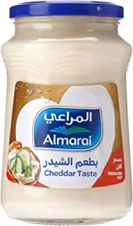 Almarai Reduced Fat Spreadable Cheddar Cheese Jar, 500 G - Pack Of 2