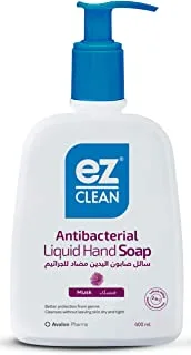 Avalon Pharma Ez Clean Antibacterial Liquid Soap, Musk - 400 ml
