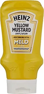 Heinz American Yellow Mild Mustard, Squeezy Bottle, 400Ml