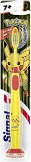 فرشاة أسنان SIGNAL Pokémon ، للأطفال أكبر من 7 سنوات ، فائقة النعومة ، مناسبة للأسنان واللثة الصغيرة ، قطعة واحدة