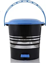 Kuber Industries Dustbin|Compost Bin For Home, Office, Shop|Waste Bin, Garbage Bin|Garbage Bin with Handle,5 Liters (Blue)