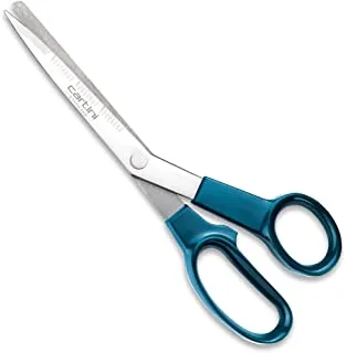 Godrej Cartini Stainless Steel Leaf Cutting Scissors, Teal'