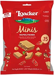 Loacker Minis Napolitaner, 150 G
