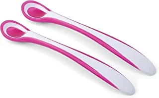 Nuvita Set 2 Thermosensitive Spoons, Pink