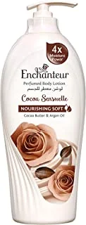 Enchanteur Nourishing Soft - Cocoa Sensuelle Lotion With Cocoa Butter And Olive Oil, 4X Moisture Power, For Very Dry To Normal Skin Types, 500 ml