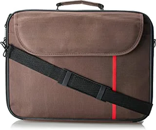 حقيبة كمبيوتر محمول ، حقيبة كتف داتازون مقاس 15.6 بوصة بنية اللون مزودة بجهاز كمبيوتر مضاد للفيروسات من كاسبيرسكي برخصة لمدة عام 2021 بإصدارين باللغة الإنجليزية والعربية.
