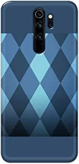 Jim Orton Designer Cover For Redmi Note 8 Pro - Abstract Pattern, Blue