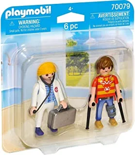 حزمة الطبيب والمريض الثنائي من Playmobil 70079