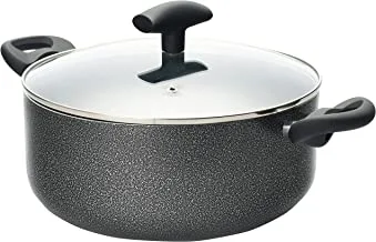 Sweet Home Cooking Set (9Pcs) Non Stick Kitchen Cookware Sets Aluminum Cooking Essentials Cooking Pan Set (Silver)