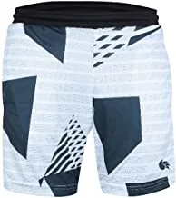 DSC DSCS107 Shorts, XX-Large (White/Black)