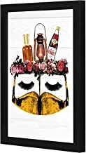 LOWHA LWHPWVP4B-301 Vimto a fanoos Wall art wooden frame Black color 23x33cm By LOWHA