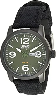 Citizen Men's Solar Powered Watch, Analog Display And Nylon Strap - Bm8475-00X