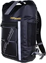 Overboard Pro-Light Waterproof Backpack, 30 Litre Capacity, Black