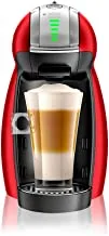 Nescafe Dolce Gusto by Delonghi GENIO 2 Automatic Capsule Coffee Machine with Compact & Powerful up to 15 Bar Pressure, Cappuccino, Grande, Tea, Hot Chocolate & Espresso Coffee Maker EDG465.R Red,