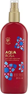 Mikyajy Aqua Rosa Body And Abaya Mist, 200 Ml