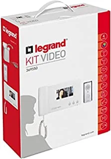 Legrand Audio And Video Door Entry Kit 4 Wires Handset, 4.3-Inch