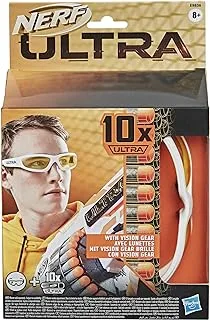 Nerf Ultra Vision Gear And 10 Nerf Ultra Darts -- The Ultimate In Nerf Dart Blasting -- Darts Compatible Only With Nerf Ultra Blasters