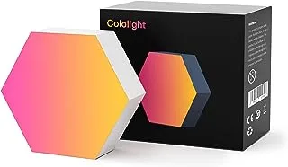 Lifesmart Cololight Plus Starter Pack - Wifi Color Changing Led Lights, 1 Panel + Base, Apple/Siri/Alexa/Google Assistant, Homekit Compatible, Home/Office Instant Light Décor W/ Music Sync