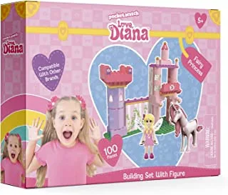 مجموعة البناء الأساسية Love Diana Princess of play متنوعة - قد يحذر النموذج ، متعدد الألوان ، CT-LD3522