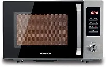 Kenwood Microwave, 30L, 700W, 1000W Grill, Defrost Function, 11 Power Levels, Digital Display, 95 Minutes Timer, 8 Auto Menu, Safety Lock, MWM30.000BK, Black