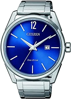 Citizen Mens Solar Powered Watch, Analog Display and Solid Stainless Steel Strap - BM7411-83H