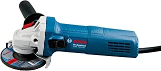 BOSCH - GWS 750-100 angle grinder, 750 Watt, 11000 rpm, 100 mm disc diameter, Improved motor cooling to handle long-time works, High overload capability