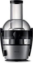 Philips Juicer Viva Collection - 700W, Juice Extractor, Silver Aluminium - HR1863/22,