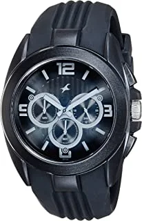 Fastrack Black Dial Chronograph Watch For Men