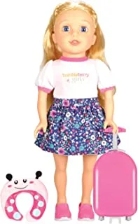 Lotus Soft-Bodied Girl Doll Brinley Travel Set, 1 of Piece 15 Inches