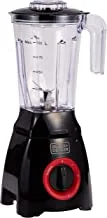 Black+Decker 400W Blender with Grinder, Grater Mill, Extra Jar, Black - BL415-B5, 2 Years Warranty