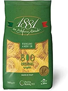 1881 Fidelini A Nido 130 Organic Pasta, 500G - Pack of 1